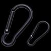 Black Gourd-shaped Climbing Carabiners - 100 Pack