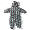 Marie Claire Snowwear Butterfly Print Jumpsuit, Padded, Water-Resistant, and Cold-Wearing, Baby Size 144301, Sax