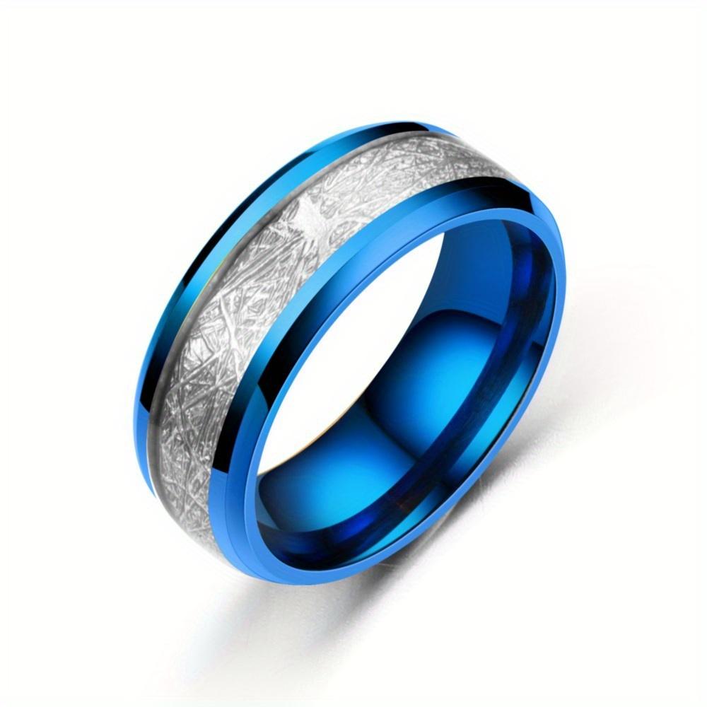 1Pc Titanium Steel Fashionable, Versatile and Simple Ring, A Trendy Ring Suitable for Men and Women