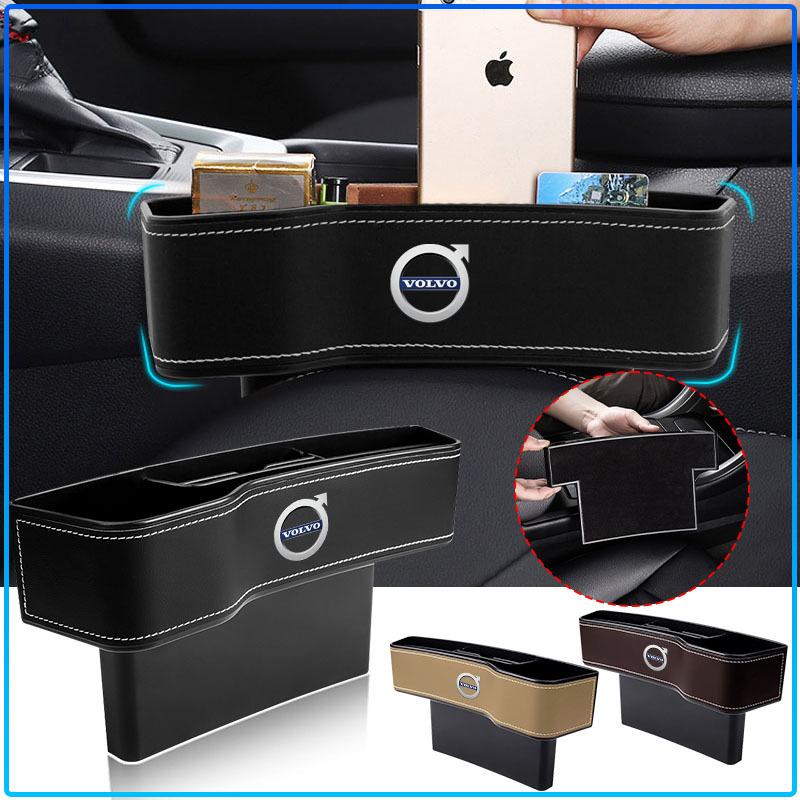 Car Seat Gap Organizer Multifunction Storage Box Cup Pocket For Volvo XC90 XC60 XC70 XC40 V90 V60 V40 C70 C30 S80