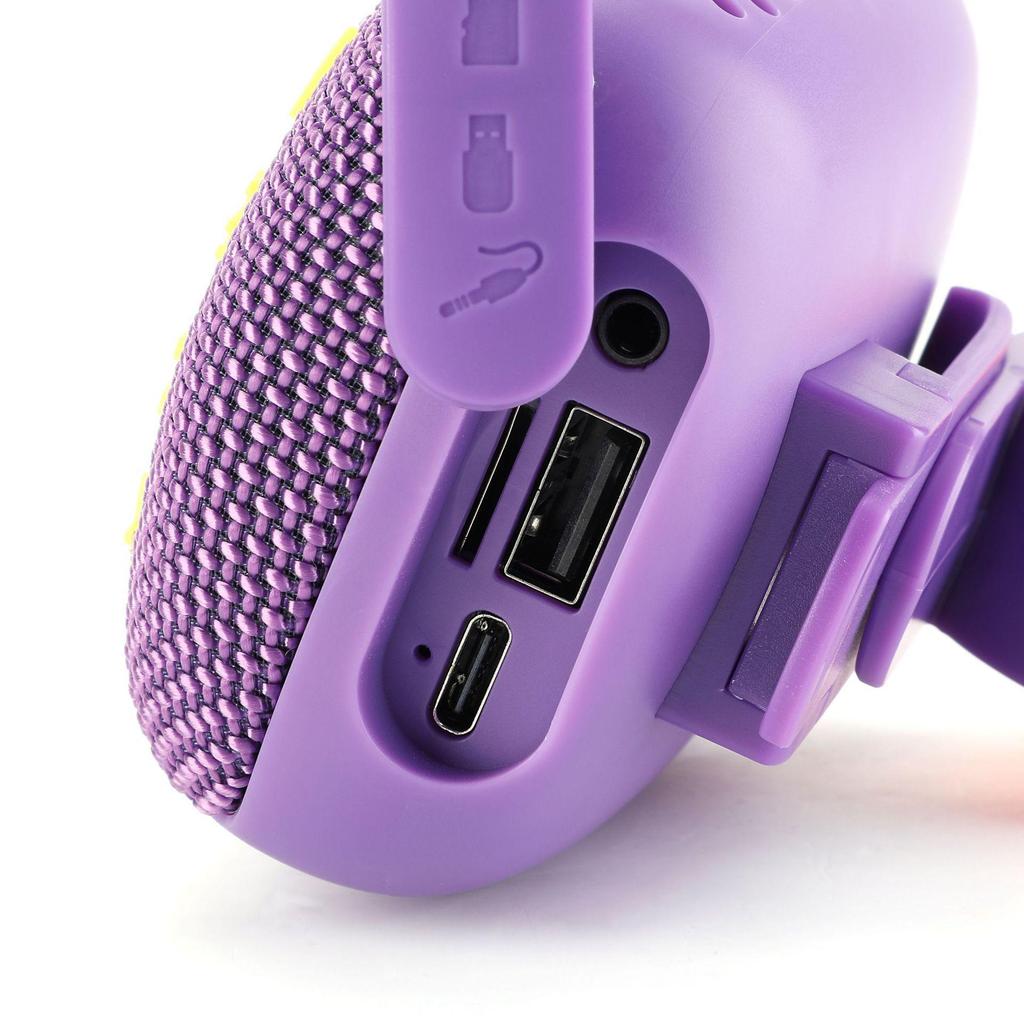 Waterproof Bluetooth Cycling Speaker with Mount - Portable Wireless Subwoofer & Card Slot