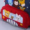 Zoo Wheeled Backpack with Cartoon Embroidery for Kids