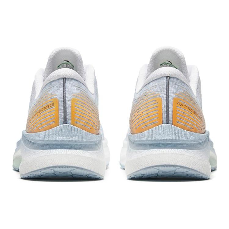 Anta Champion Running Shoes Lite Cushioning Slip Resistant Abrasion Resistant Low Top Running Shoes Women's Blue White 122335581S-9
