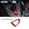 For BMW 3 4 Series F30 F31 F32 F35 2013-2019 Real Carbon Fiber Car Console Gear Shift Panel Decoration Cover Trim Stickers