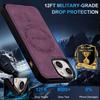 LC.IMEEKE L6 For iPhone 15 Plus/14 Plus Case PU Leather Coated PC TPU Phone Cover Compatible with MagSafe