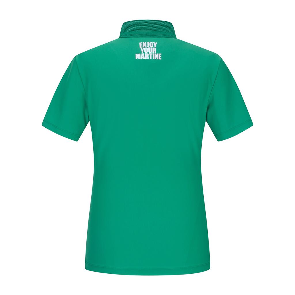 MARTINE GOLF Basic Polo Shirts_Green