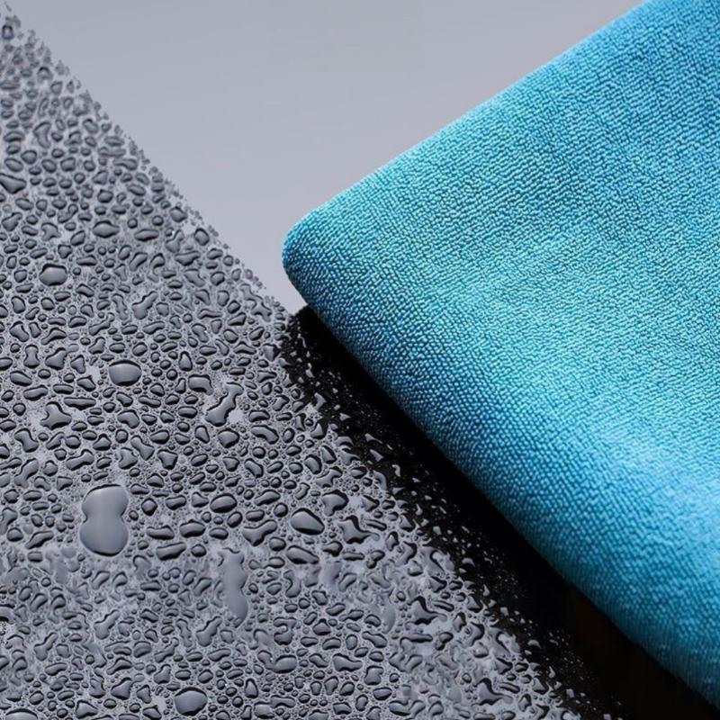 1/2Pcs Microfiber Cleaning Towel Thicken Soft Drying Cloth Car Body Washing Towels Double Layer Clean Rags Car Accessories