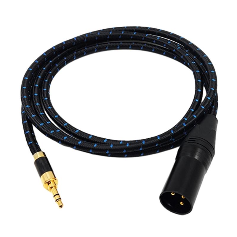 

Reliable 3.5mm to XL Wire with Reinforced PVC Braiding Advanced Patches Cable Clear & Smooth Sound for Music Playbacks 100cm