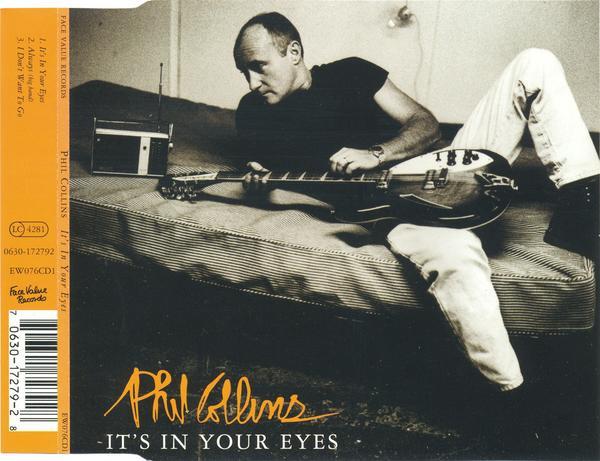 CD PHIL COLLINS - It's In Your Eyes EW076CD1 Face Value Reco 1996 Japan Rock Used
