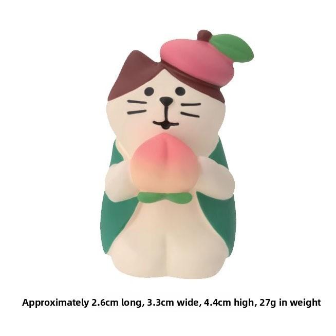 Cat Resin Figurine With Creative Design For Home Decor Collectors