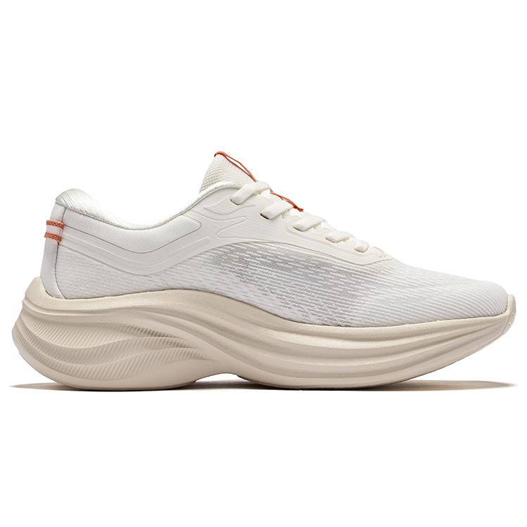 Hongxing Erke Comfortable Fashion Shock Absorption Rebound Low-Top City Commuting Running Shoes Women Sneakers Micro-Crystal-White 52125303184-003