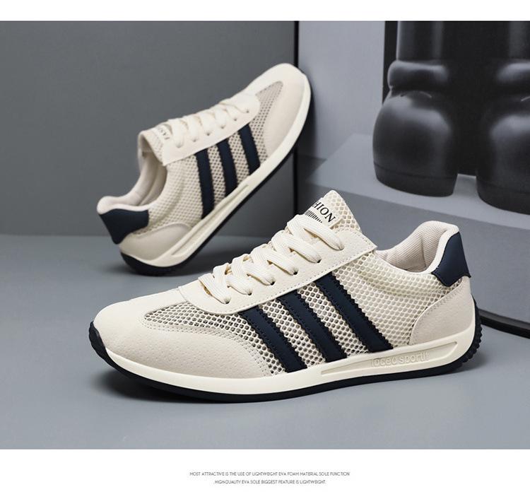Pantofi noi de vară pentru bărbați, din plasă respirabilă, pentru alergare și casual - Ușori, confortabili și cu talpă moale, adidași Forrest Gump.
