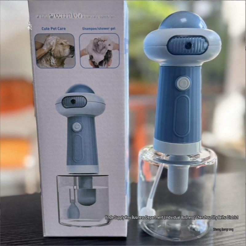Pet Shampoo Flying Saucer Electric Foamer for Dog & Cat Bathing Shower