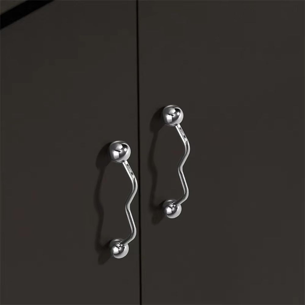 Maniglia per Porta di Armadio Francese di Lusso Leggero Lega di Zinco Zinco Zinco Maniglie per Armadio Cassettiera Cassetti