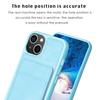 BF28 For iPhone 15 Kickstand Case Matte PU Leather Coated TPU Phone Cover with Card Holder
