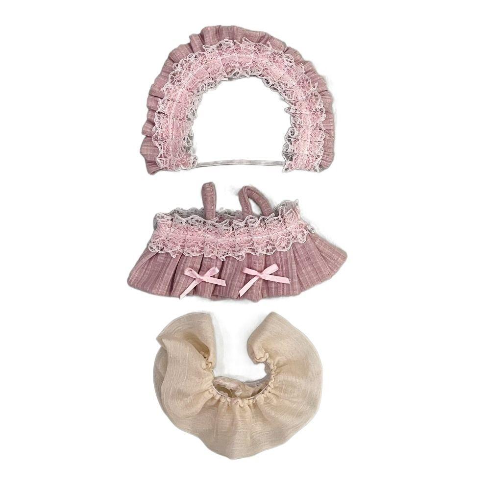 20cm Cotton Doll Doll Changing Clothes Hand-made Princess Skirt Suit  Birthday Gifts