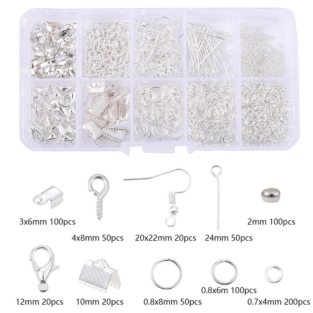 DIY Jewelry Accessories, Earrings, Ear Hooks, Bracelets, Necklaces, Handmade Bead Materials, Tool Sets