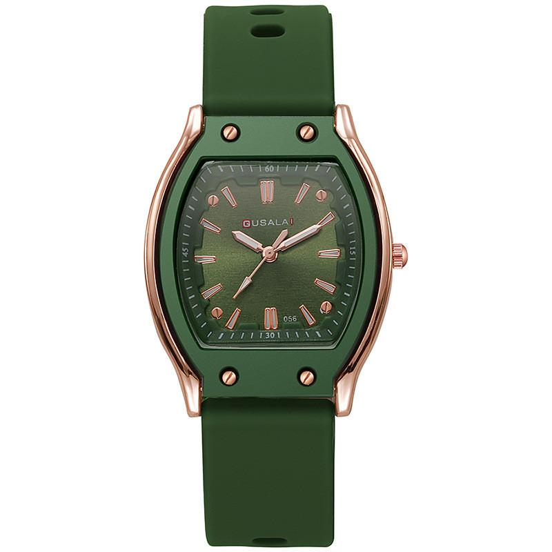 Small Fragrance Style Ladies Silicone Watch With Quartz Movement For Casual Girls