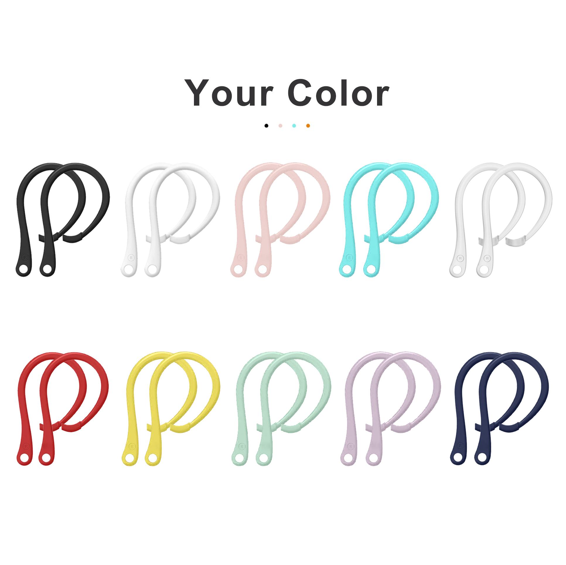 

1 Pair Earphone Anti-lost TPU Rope Strap for Apple AirPods Pink