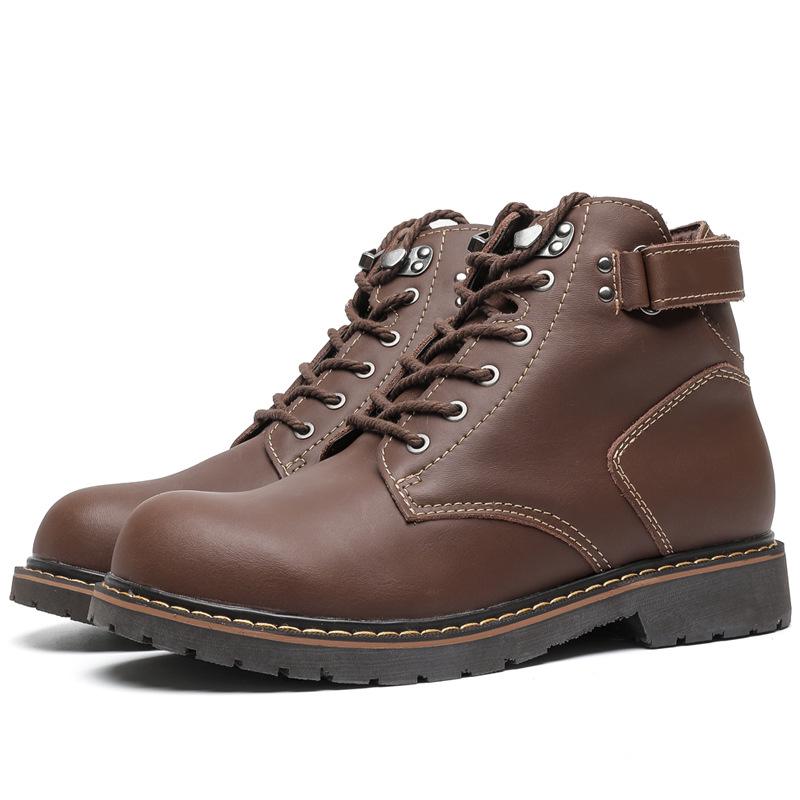 

Manufacturer Outdoor Shoes Sports Casual Men s Anti Slip Wear-resistant Mid Top Single Versatile Workwear 44 коричневий