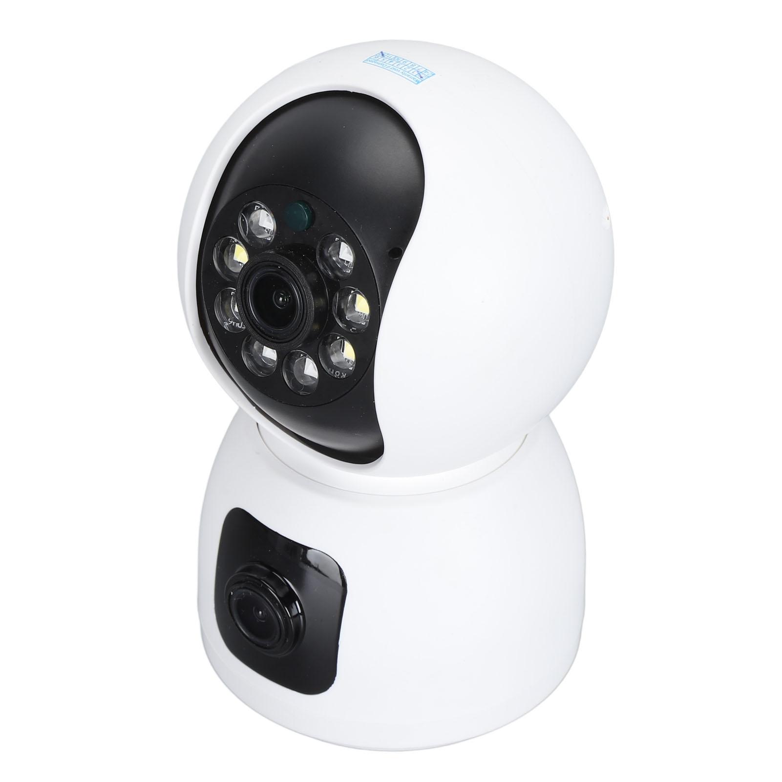 

Dual Lens Camera WiFi 1080P 355 degrees Rotatable Long Distance Calling Full Color Black White Night