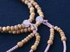 Kyoto Buddhist Altar Hayashi Prayer Beads Shingon Buddhism Hassun Boxwood Rose Quartz Official Ceremony Bag Kyoto Prayer Beads (For Women) [Bead Set]