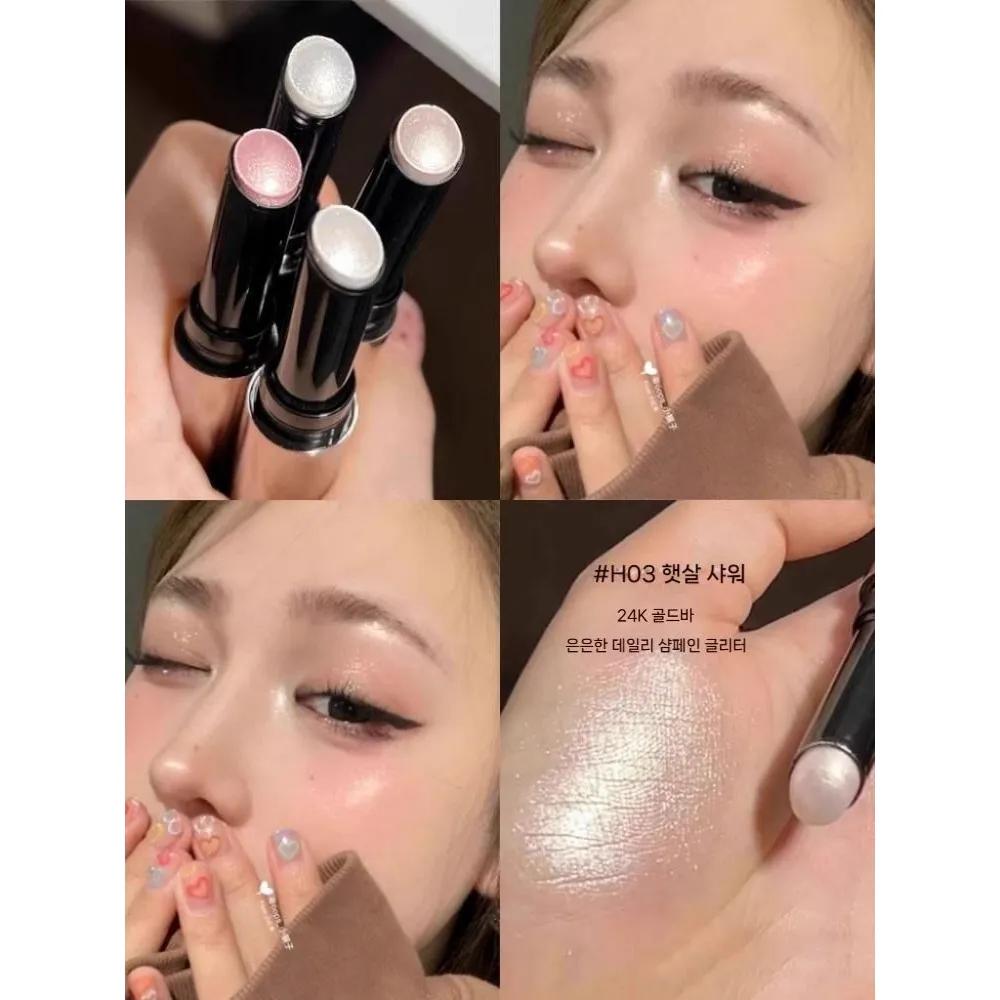 JOOCYEE Jelly Stick Pencil Pearl Highlighter H02 Silver Glitter