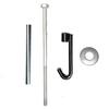 Car Spare Tire Bracket Bolt Hook Kit For Outlander 2013- MR594567 MF450007 MR491996 Car Accessories