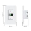 US 120 Style 3 Way Smart WIFI Wall Dimmer Switch Stepless Dimming Mobile App Remote Control,timing,countdown