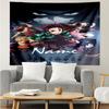 Custom Name Demon Slayer Print Tapestry, Backdrop, Easy Setup, Ideal for Bedroom, Office & Living Room, with Aesthetic Wall Hanging Decor.