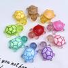 100pcs Mini Resin Turtles Night Glow Turtle Figurines Multi-Function Glow in The Night Turtle Miniatures for Micro Landscap