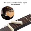 12 Pcs Acoustic Guitar Bridge Pins with Bridge Pin Puller Remover & Guitar Bridge Saddle Nut, Replacement Parts and Accessories