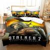 Game S.T.A.L.K.E.R. 2 Heart of Chernobyl Bedding Set Cartoon Anime Three-piece Set Adult Boys Bedroom Duvetcover Sets