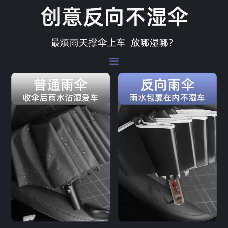 Fully automatic three-fold joint closing machine, hemming reflective strip reverse vinyl umbrella folding umbrella