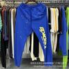 2026 Unisex 555555 Mesh Foam Print Hip Hop Loose Heavyweight Fleece Hooded Sweatshirt