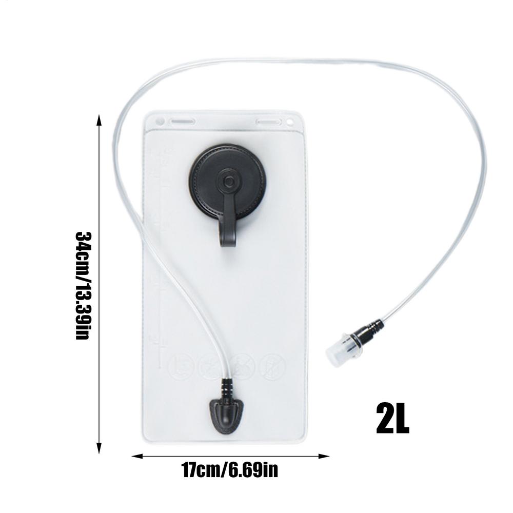 Hydration Pack 2L Leak Proof Portable Foldable Pouch With Tube Hydration Bag For Hiking Camping Running Outdoor Backpacking