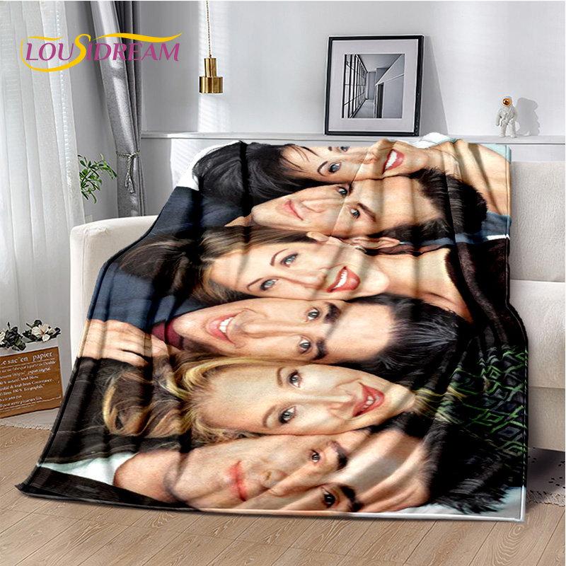 HD Friends TV Show 3D Printing Soft Plush Blanket,Flannel Blanket Throw Blanket for Living Room Bedroom Bed Sofa Picnic Cover