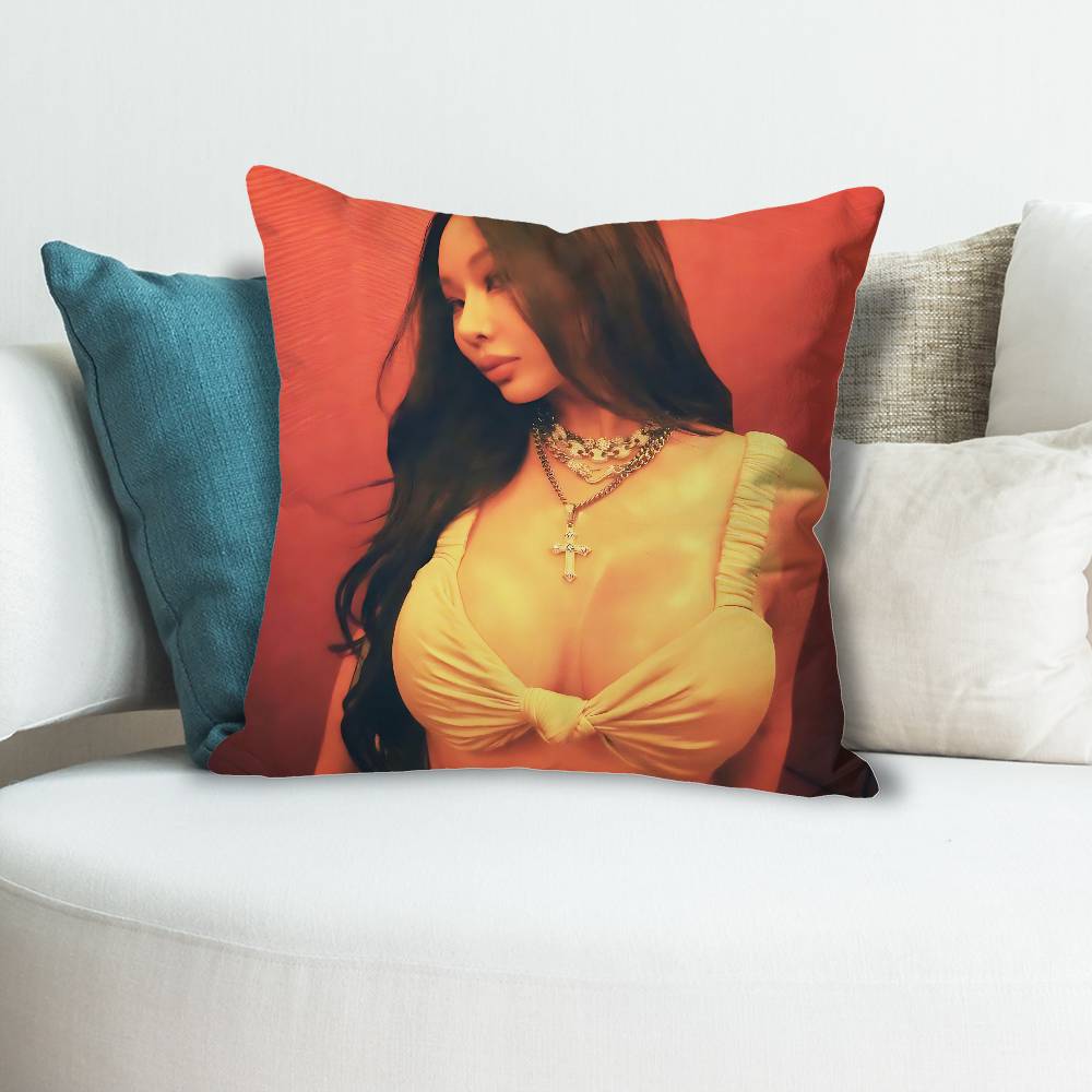 JJessi Singer Anime Celebrity Merchandise AllMatch Printed Pillow Case Sofa Car Office Room Decoration Protector