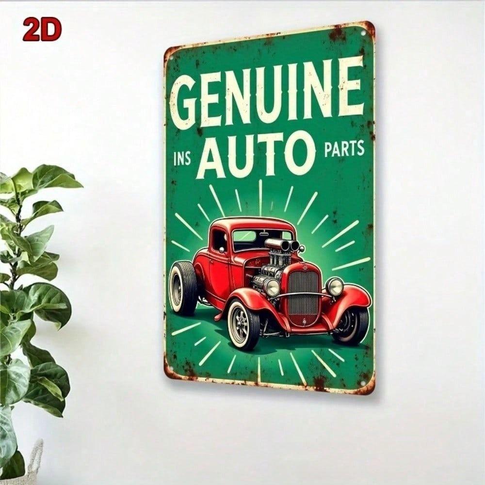 Vintage Metallwandkunst Poster Retro Dekor für Bar