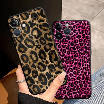 Fashion Leopard Pattern Case for Apple iPhone 17 Pro Max 16 12 15 Pro 7 8 14 13 Air XR XS MAX 11 Funda Phone Cover