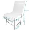 Table de Prise de Vue - Photographie - 60x130cm - Pliable - 3 Fonds PVC - Non Réfléchissant