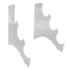Sword Hanger Display Holder Acrylic Wall Mounted 3 Layers Sword Rack for Retail Stores Home