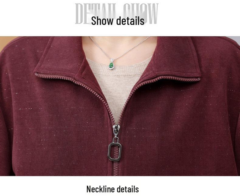 Trening elegant de primăvară: Set din două piese 2025 pentru femei de vârstă mijlocie - Jachetă casual și pantaloni pentru primăvară și toamnă