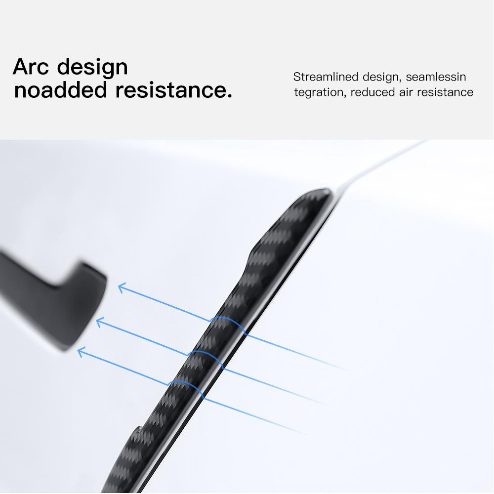 YZ For Tesla Model 3 Y Highland Juniper 2025 Car Door Protector Mirror Protector Bumper Sticker Vehicle Anti-collision Strip