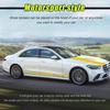 5 PCS Car Hood Stripe Sticker, Vinyl Modified Rearview Mirror Decals, Racing Sports Auto Body Side Sticker Decoration, Universal Exterior Stickers