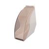 Coffee Filter Paper Storage Box Dustproof Plastic Filter Paper Rack Hand Brewed Coffee Filter Holder with Cover White