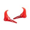 1 Pair Halloween Devil Horns Hair Accessory Clip Black Red 2 Color Available Demon Horn Hairpin Gothic Party Cosplay Costume ZYF