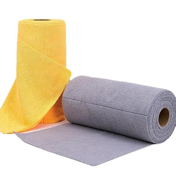 Thickened Polyester Disposable Dish Scrubber Cloth - All-Purpose, Hand-Tear Wipes for Kitchen and Housework.