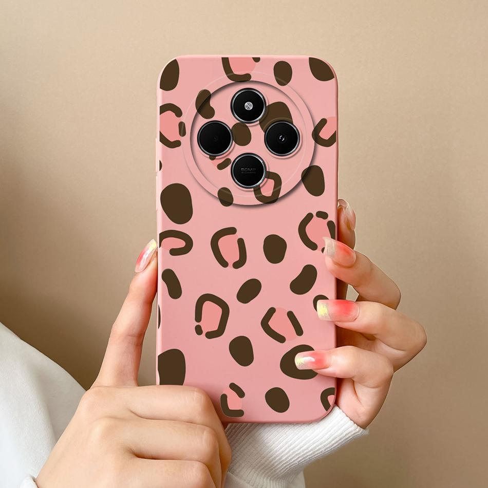 For Poco C75 Phone Case Cute Cartoon Bumper For Poco C 75 Soft Smooth Liquid Silicone Full Protection Shockproof Back Covers
