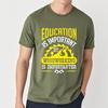 Graphic Summer Unisex T Shirt Education Is Important But Woodworking Is Importanter Short Sleeve Printed Oneck Tops Teeshirt Male